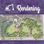 graphic promoting details about the two open houses with text