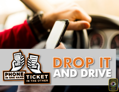 driver texting while driving 