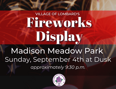 Fireworks Display - Sept 4