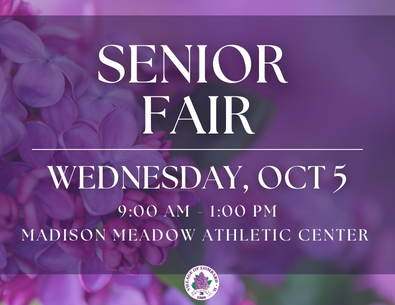 Senior Fair 2022 graphic