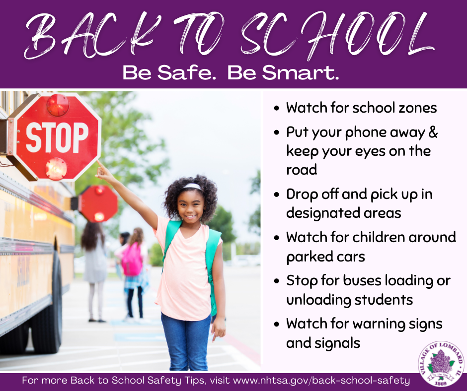 Back to school graphic